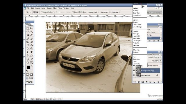 Фото в ретро стиле в фотошопе смотреть онлайн