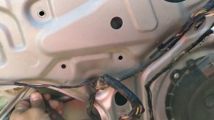 Как снять стеклоподъёмник с двери авто Хендай