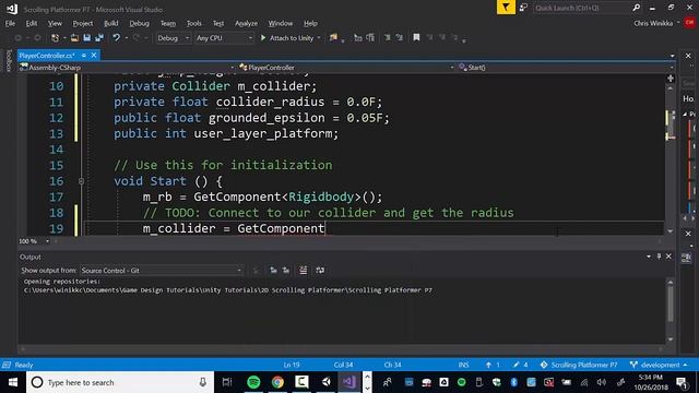 Unity Scrolling Platformer Part 5 Adding a Jump Mechanic смотреть онлайн