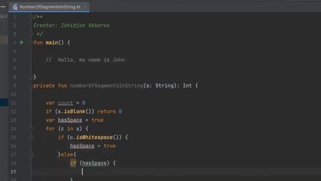 Number of Segments In A String. Leetcode 434 - masala смотреть онлайн