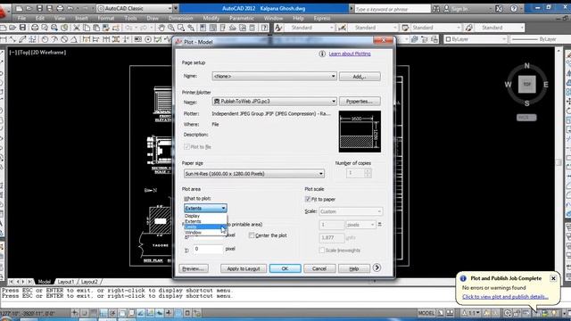 How to Convert AutoCad file to Image File (JPEG) in AutoCad ( Day-3 ) смотреть онлайн