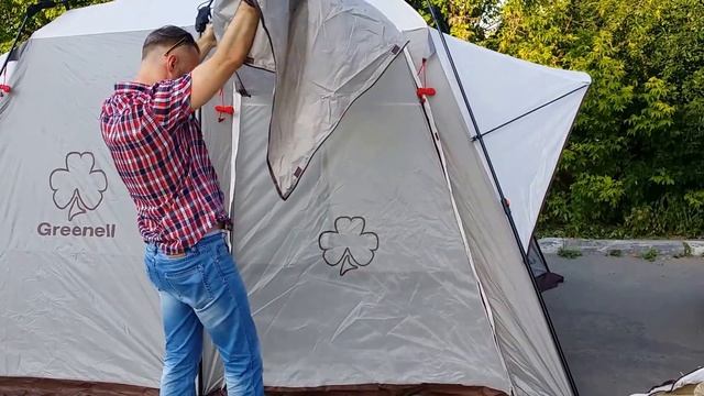 NOVA TOUR Четырехместная палатка автомат  GREENELL 