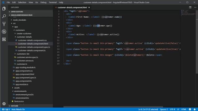 Angular 8 Firebase Database CRUD operations with @angular/fire смотреть онлайн