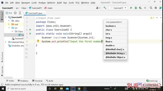 Write a Java program to print the sum of two numbers. смотреть онлайн