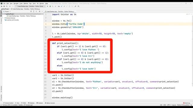 Checkbox - Python Tkinter смотреть онлайн