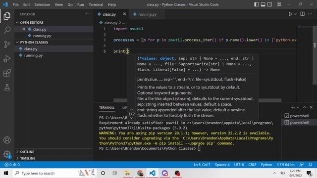 How to Check for Other Running Python Scripts in Python - Python Process Tutorial смотреть онлайн