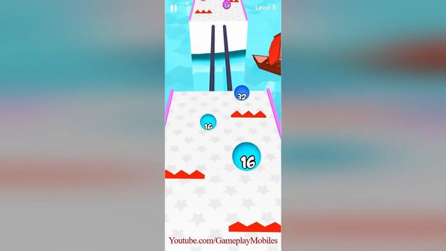 Ball Game Fun Race Run 2048 3D (Access Early) - Gameplay Walkthrough - Levels 1-15 смотреть онлайн