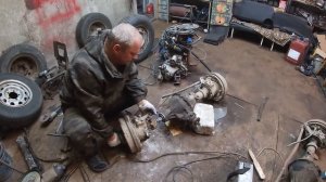 Укоротил передний мост УАЗ по максималке .Новый проект КРЕПЫШ 1Минитрактор из чермета своими руками