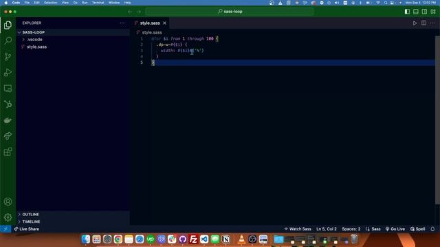 How to create many class names with dynamic values using a Sass loop (.scss) смотреть онлайн