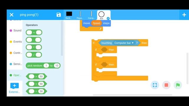 Ping pong game using scratch language in mBlock app смотреть онлайн
