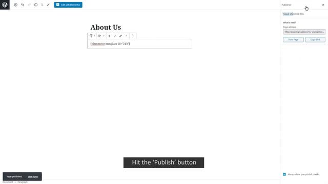 How to Include Elementor Template Using a Shortcode смотреть онлайн