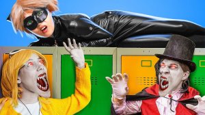 How to become a vampire! Adrian got into the school of vampires!