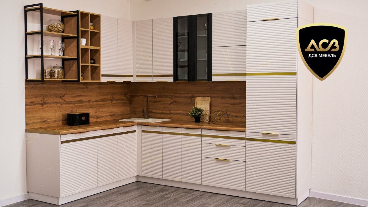 Кухонный гарнитур «Корато» Кварц бежевый - Компания «ДСВ Мебель» смотреть онлайн