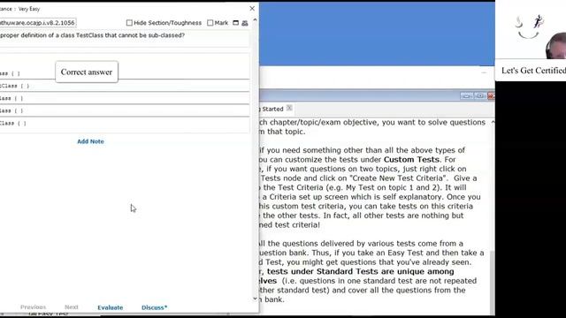 A final class cannot be extended. (enthuware.ocajp.i.v8.2.1056) смотреть онлайн