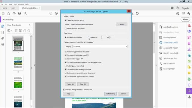 How to check accessibility in pdf using Adobe Acrobat Pro DC смотреть онлайн