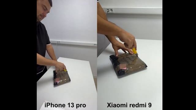 Сравниваем два телефона на съемку видео в обычном режиме iPhone 13 pro и Xiaomi redmi 9 смотреть онлайн