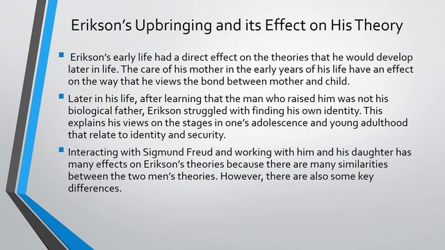 PSY 356 Final Project Erik Erikson смотреть онлайн