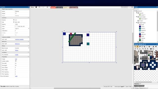 Tilemap and collisions with Construct 3 - How to tutorial смотреть онлайн