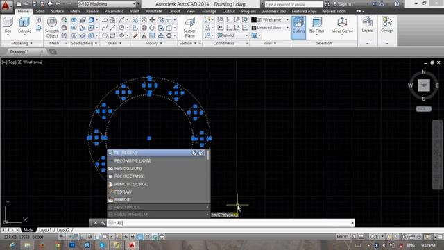 3D modelling Tutorial make a FLANGE with autocad 2014 смотреть онлайн