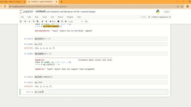 Difference between List and Tuple in Python смотреть онлайн