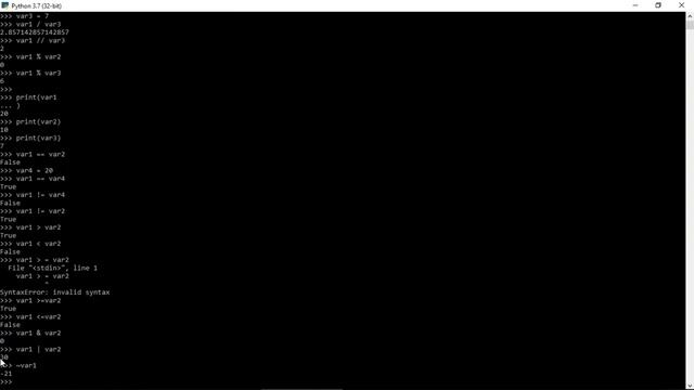 Python- Basic Operators смотреть онлайн