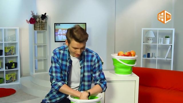 Складное ведро [domatv.by]