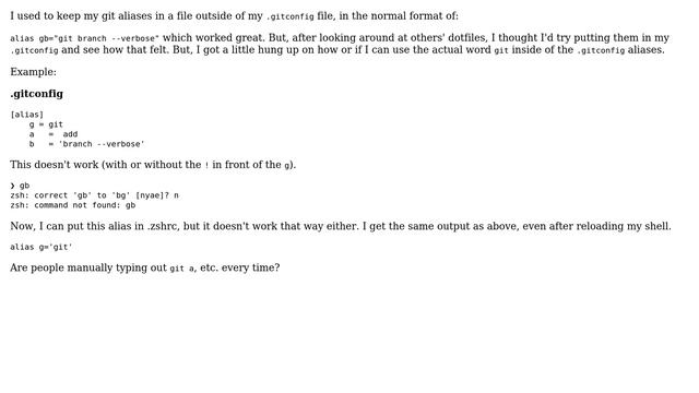What's the rule on using the word "git" as an alias? смотреть онлайн