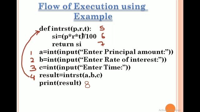Flow of execution in Function call | Function call in main part | Order or statements execution смотреть онлайн