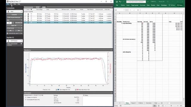 RaySafe X2 View Software to Excel смотреть онлайн