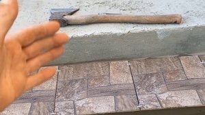 Укладка ступени из плитки керамогранит( часть 1 )