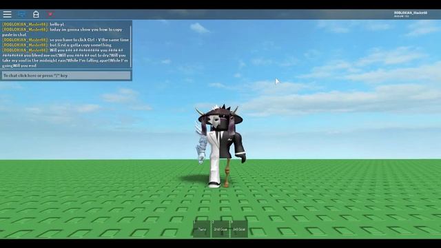 Roblox how to Copy & paste in safe chat смотреть онлайн