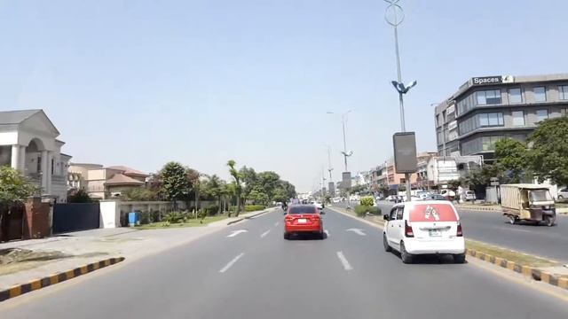 Red Changan Alsvin 2022 on DHA main boulevard смотреть онлайн