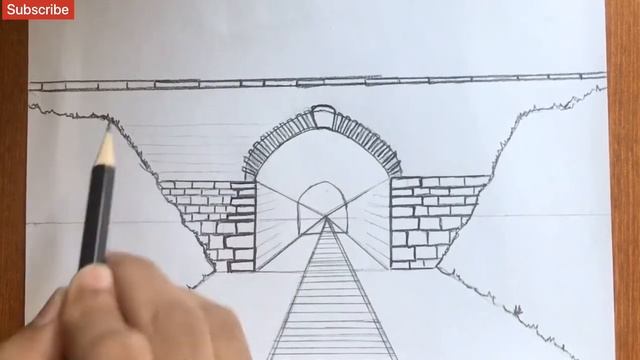 How to Draw Train Track and Tunnel ||easy drawing step by step смотреть онлайн