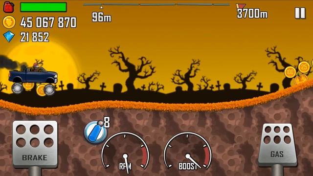 Hill Climb Racing - ALL VEHICLES UNLOCKED and FULLY UPGRADED Video Game смотреть онлайн