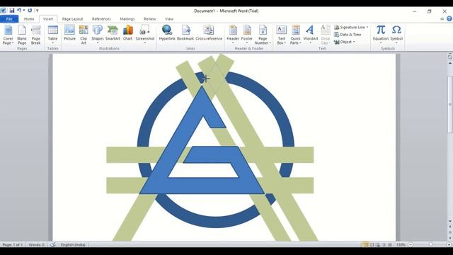 Microsoft Word Logo Design Tutorial [ How to create a logo in ms word ] смотреть онлайн
