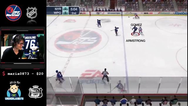 NHL 09 | New York Rangers @ Winnipeg Jets | December 10th, 2010 смотреть онлайн