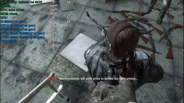 i3-380m(1st GEN) & amd ati mobility radeon hd 5470 benchmark low and ultra settings смотреть онлайн
