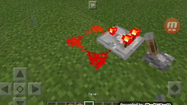 Как сделать замыкание в майнкрафт PE смотреть онлайн