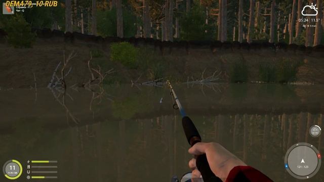 Русская Рыбалка 4. Качаемся до 12 уровня, билет на Острог уже куплен. смотреть онлайн