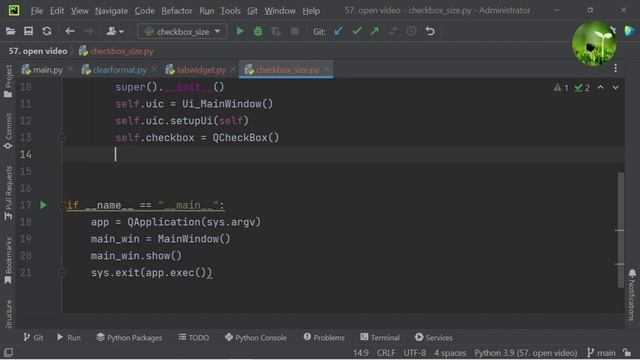 B59: Checkbox size pyqt5 2022 смотреть онлайн