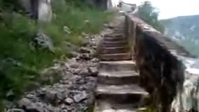Подъем к крепости Котор. St. John castle. Montenegro смотреть онлайн