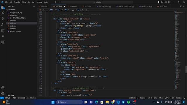 How To Make Website With Modern Login & Register form using HTML,CSS & JavaScript & source code|#cs смотреть онлайн