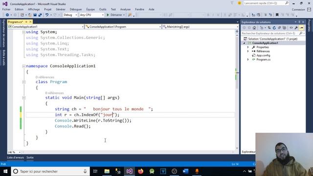 8-Fonctions (Length,Substring,Replace,IndexOf,Trim,CompareTo,Contains,ToUpper,Tolower,Startwith) -C смотреть онлайн