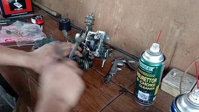 toyota corolla 2A | service carburetor kit | смотреть онлайн