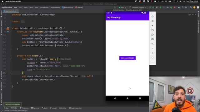 [TUTORIAL] SHARESHEET - Pantalla de compartir en ANDROID con KOTLIN смотреть онлайн