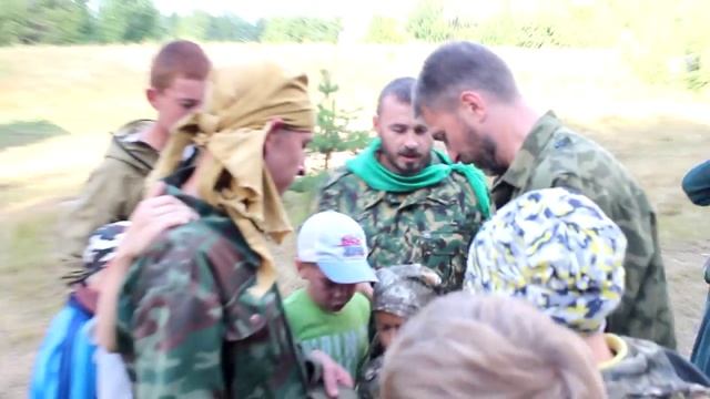 Скаут лагерь 2013. Захват знамени.Чтение карты. смотреть онлайн