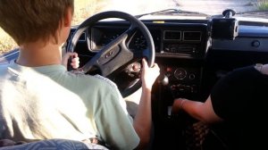 Дети за рулем. Стасик 13 лет и Даша (2013г) - #7