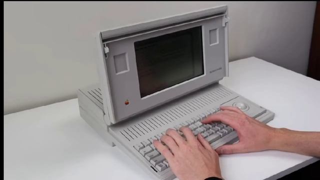 Apple First Laptop 1989 Review