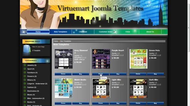 VirtueMart Templates смотреть онлайн