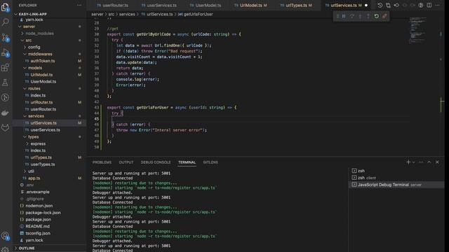 URL shortener part 6 - Get urls for a user | mongoose user relation смотреть онлайн